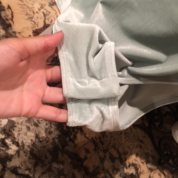 UO Out from Under Velvet Strapless Bodysuit - Picture 6 of 6